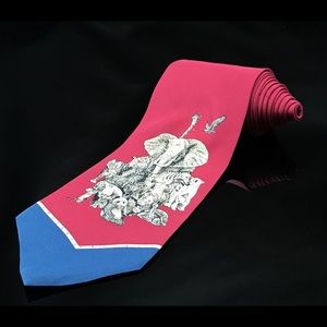 VTG Mens 1991 World Wildlife Fund WWF Animals tie